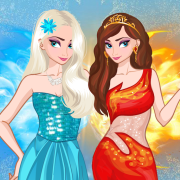 Elsa & Anna's Icy Dress Up
